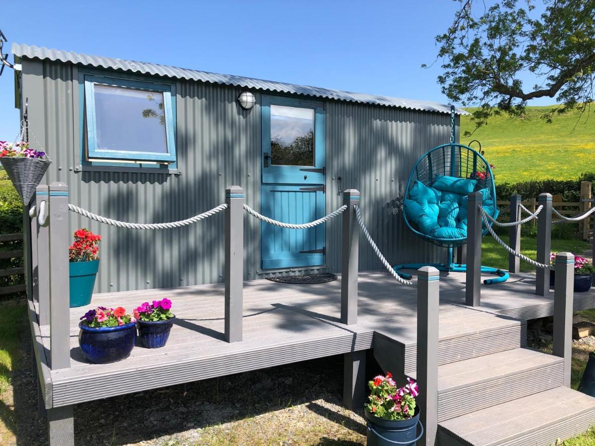 The Peacock Shepherds Hut At Hafoty Boeth 코웬 외부 사진