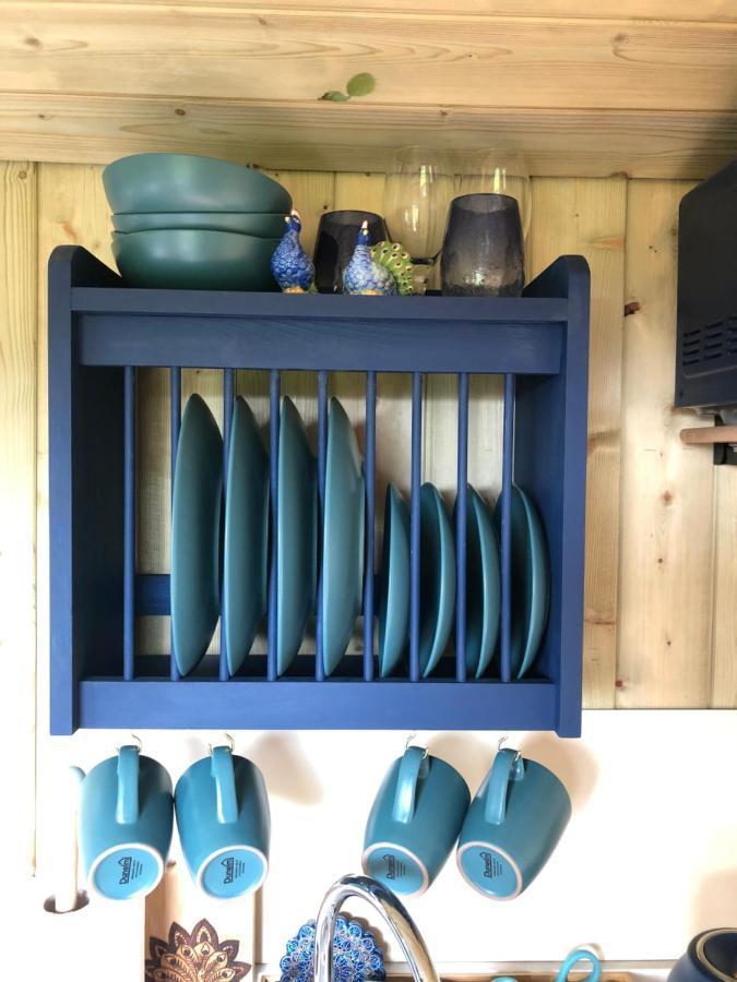 The Peacock Shepherds Hut At Hafoty Boeth 코웬 외부 사진